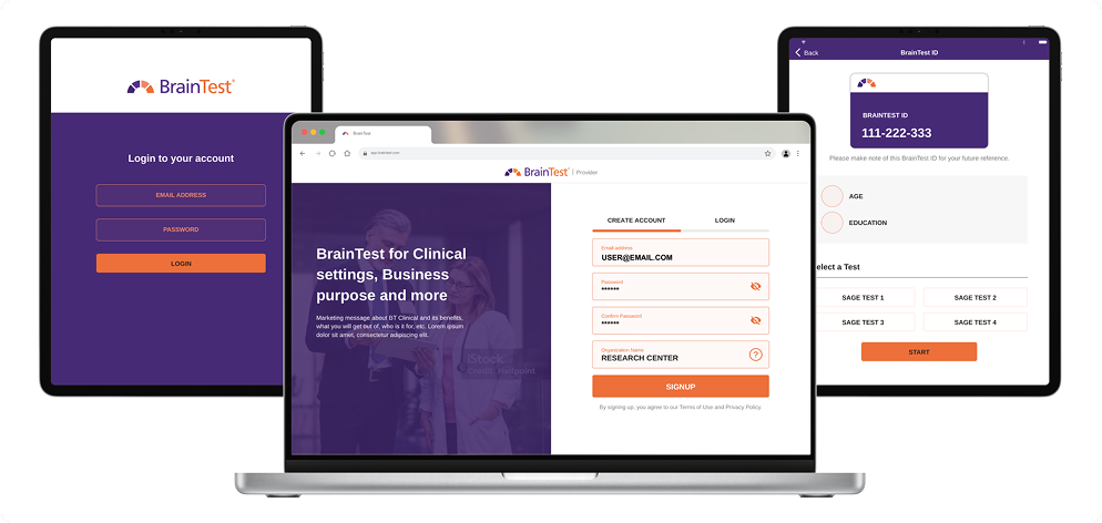 BrainTest Clinical Hero