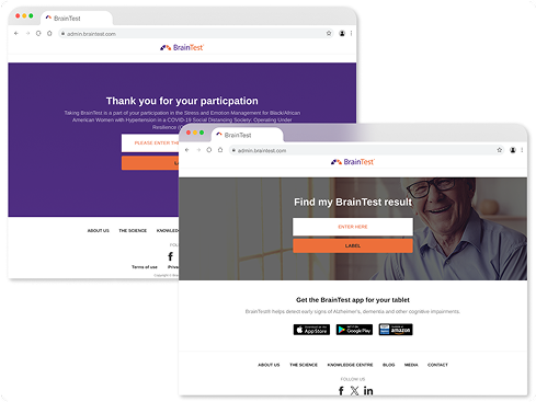 BrainTest Clinical App