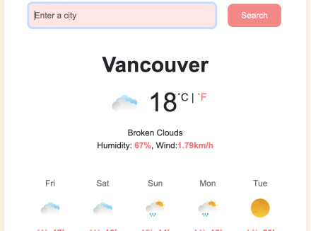 React Weather App